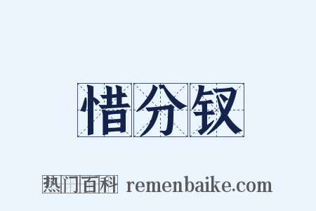 惜分钗是什么意思的图片